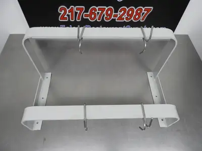 Used Falcon Restaurant Supply Used 24"x12"x12" Commercial Wall Mounted Pan Hanger with Four Hooks Restaurant Equipment (Miscellaneous) Illinois US | Falcon Restaurant Supply #1376489