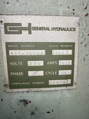 Used GENERAL HYDRAULICS 615-60R-21 Balers California US | Heavy Wall Consulting #1385505