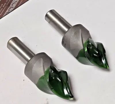 Schrillo 1-1/4" High Speed Steel Countersink 60 Degree 5/8 #1040 USA Lot of 2