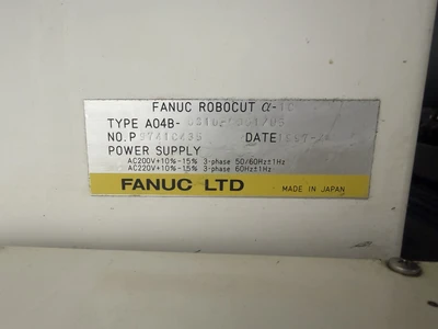 Used 1997 Fanuc ROBOCUT ALPHA 1C, 1997, 5 AXIS, XYUVZ, Wire EDM New Jersey US | Machinery Values #1266776