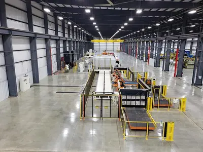 74" x .225" Automatic Feed Laser Blanking Line