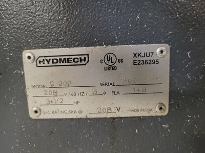 2016 HYD-MECH S20-P Horizontal bandsaw | Myers Technology Co., LLC (3)