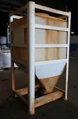 SPC8065  Bin Hopper Silo 80 cu.ft., bulk storage bin, poly