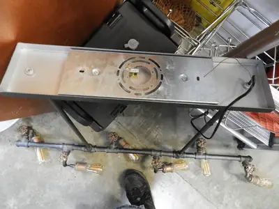 Used Falcon Restaurant Supply Used Steampunk Industrial Water Pipe and Spigot 6 LED Ceiling Light Restaurant Front of House Furnishings Illinois US | Falcon Restaurant Supply #1376650