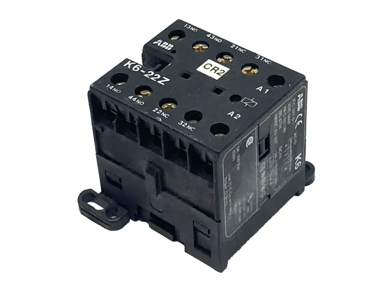 Used ABB Mini Contactor Relay 4-Pole 2NO 2NC Screw Terminal PLC Contactors Michigan US | Maverick Industrial Sales #1401395