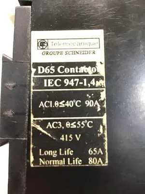 USED TELEMECANIQUE LC1D6511
