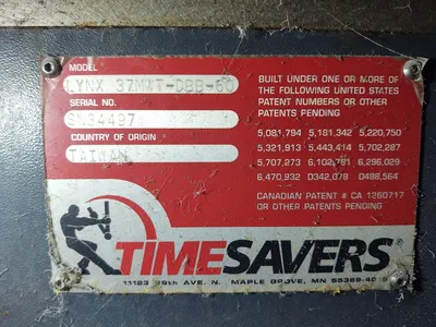 2020 TIMESAVERS LYNX 37MWT-DBB-60 Wide Belt Sanders | Shelby Machinery LLC (4)