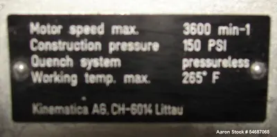 Used _UNKNOWN_ MT3-95-3A Homogenizers Illinois US | Aaron Equipment #1515584