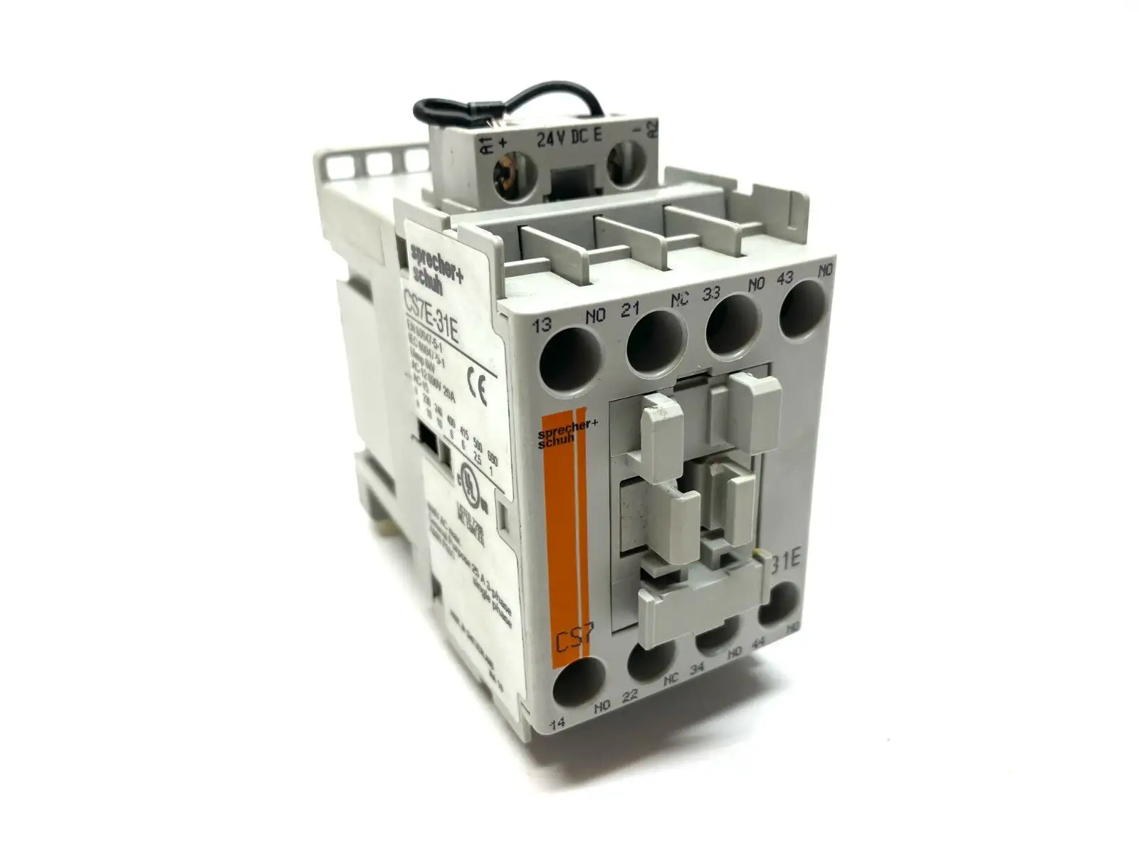 CS7E-31E-24E | Sprecher+Schuh  Standard Control Relay 4 Pole - Used