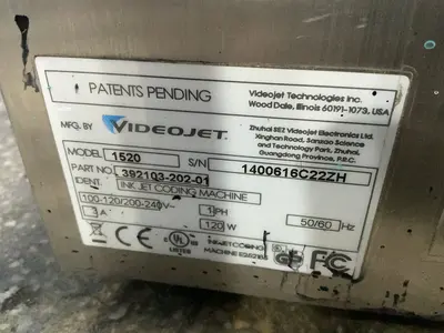 Used VIDEOJET 1520 Engravers Ohio US | HGR 24 #1471822