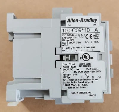 NEW Allen-Bradley 100-C09D10
