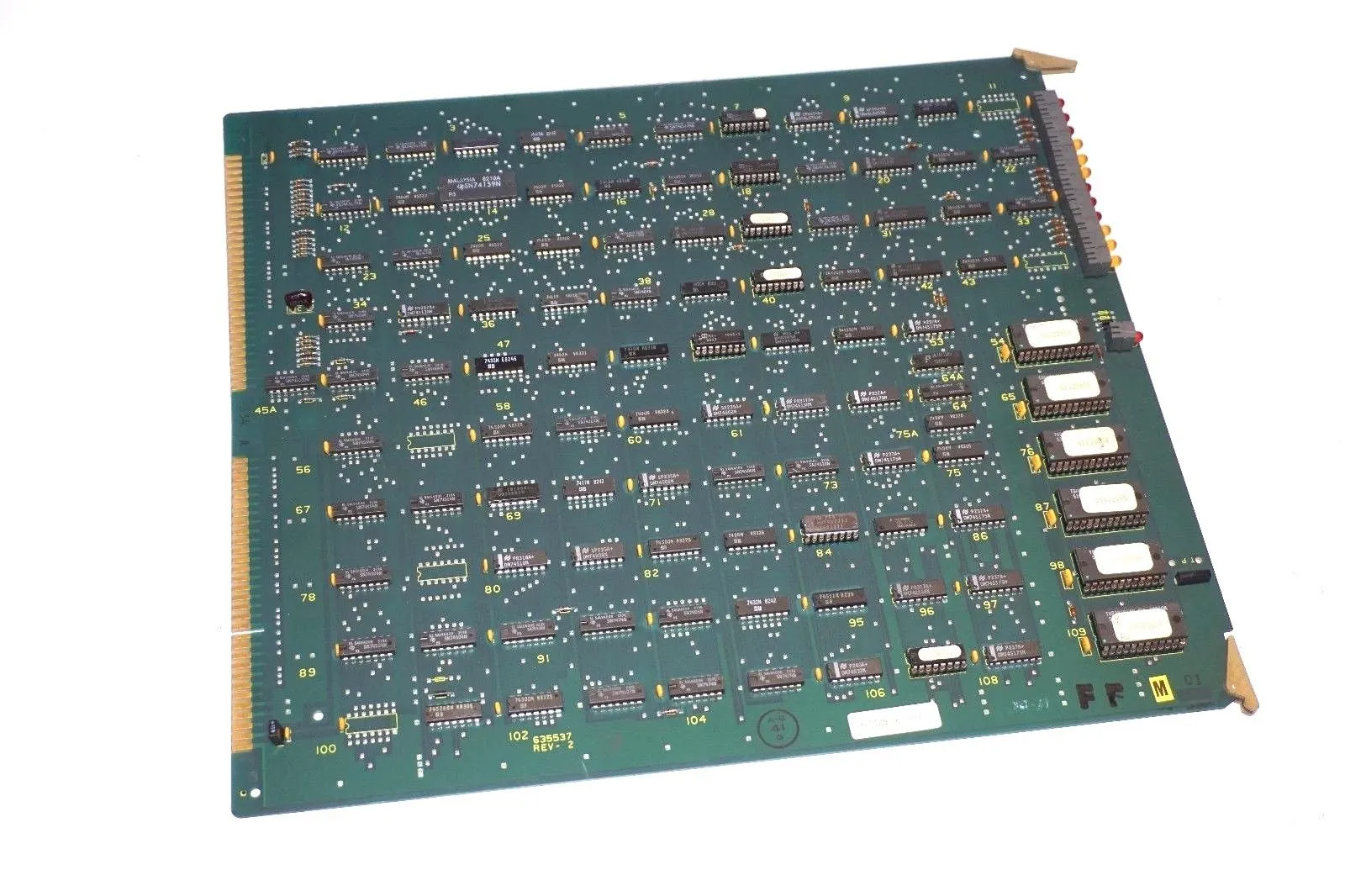USED ALLEN BRADLEY 635537 REV. 2 MICRO CONTROL BOARD 635536-01
