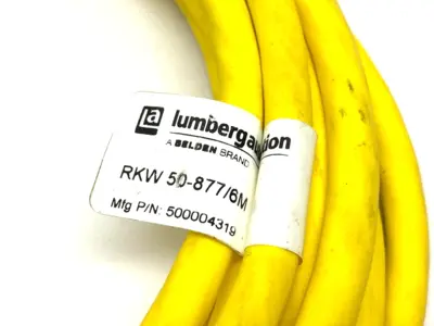 New | in-Stock Lumberg Automation Single Ended Cordset 5-Pin 90-Deg Electrical Fittings Michigan US | Maverick Industrial Sales #1462886