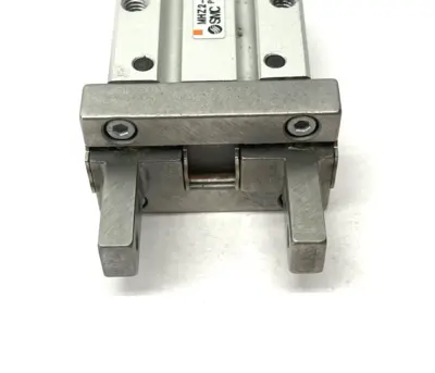 USED SMC 2-FINGER PARALLEL GRIPPER, DOUBLE ACTING, 16MM BORE