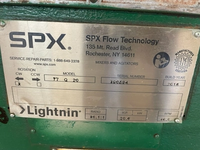 USED SPX Lightnin 77Q20