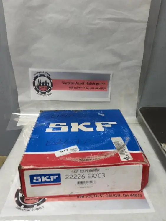New | in-Stock SKF 22226 EK/C3 Bearings | Surplus Asset Holdings #1202776