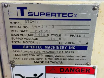 Used 2003 ST SUPERTEC STC12 Centerless Grinders Ohio US | HGR 24 #1175483