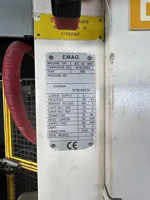 Used 1996 EMAG VSC 130 CNC Lathes Michigan US | Aucto #1334456