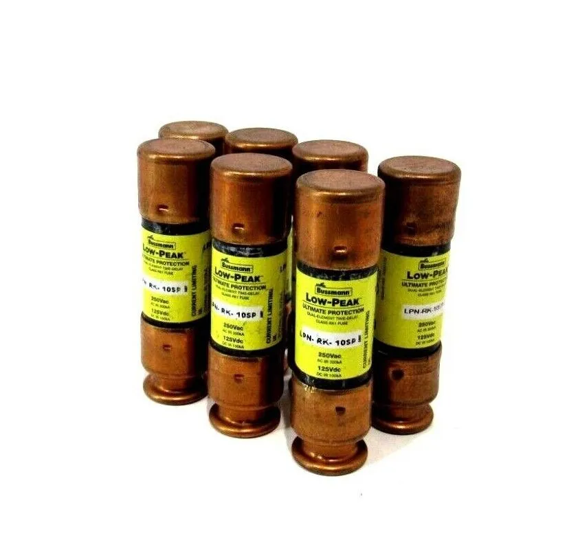 LOT OF 7 NEW BUSSMANN LPN-RK-10SP FUSES LPNRK10SP