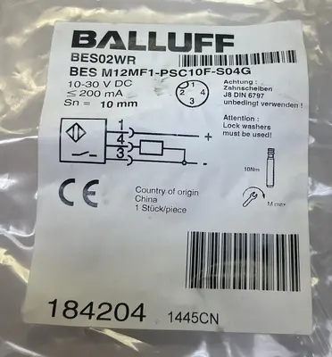 Used BALLUFF BES M12MF1-PSC10F-S04G Industrial Controls Ohio US | Surplus Asset Holdings #1243289