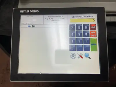 Used Toledo Used Toledo UCCW Smart Touch Counter Deli Produce Digital Scale with Printer 30lb Food Scales Illinois US | Falcon Restaurant Supply #1376079