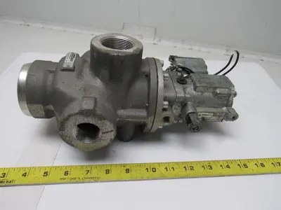 Parker/Schrader Bellows N3857600253 Pneumatic Valve 1"NPT 115V Coil Pilot Valve