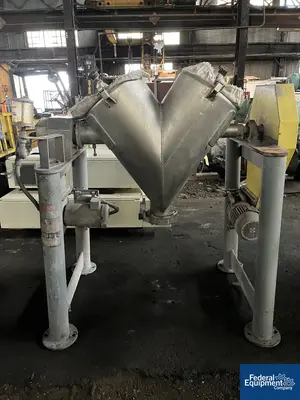 USED Patterson-Kelley 3 Cu Ft P-K Twin Shell Blender, S/S