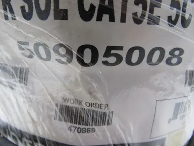 Honeywell Genesis 50905008 24/4 C5E Underground  Comm Cable 500' Roll New