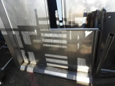 Used Falcon Restaurant Supply Used Stainless Steel Commercial L shaped Dish landing Sink - SS29 Sinks Illinois US | Falcon Restaurant Supply #1376456