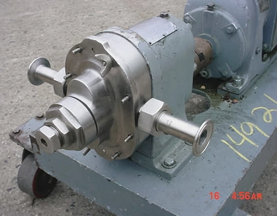 USED WAUKESHA POSITIVE DISPLACEMENT PUMP SIZE 3