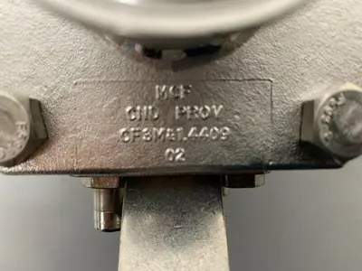 USED MCF TTV366L0L 1.5" VALVE, 1000 PSIG