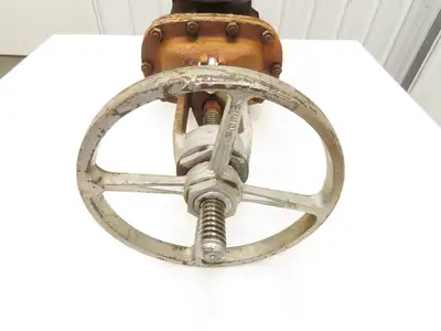 Crane 47 XUF Steel Gate Valve 6" Flanged WCB Class 150 Rising Stem