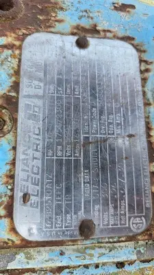 USED RELIANCE ELECTRIC 10HP DC ELECTRIC MOTOR