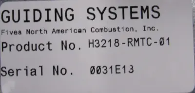 NEW FIVES NORTH AMERICAN H3218-RMTC-01 POWER SUPPLY CALIBRATION H3218RMTC01