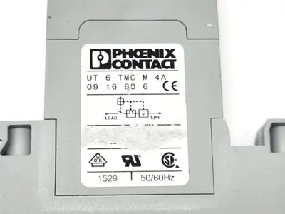Used Phoenix Contact UT 6-TMC M 4A, 09 16 60 6 Circuit Breakers Michigan US | Maverick Industrial Sales #1470277
