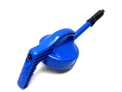 USED OILSAFE STRETCH SPOUT LID, BLUE