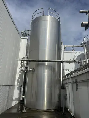 Walker Stainless 20,000 Gallon Jacketed Stainless Steel Storage Tanks SA240/T316L R-717 Lot of 4 1997