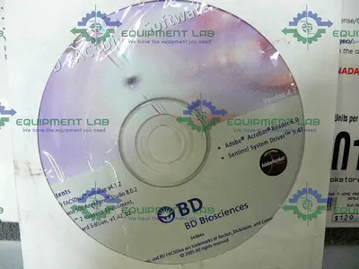 USED BD FACSCANTO FLOW CYTOMETER W/ FLUIDICS STATION CART & SOFTWARE  MFG: 2005