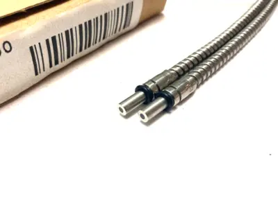 USED BANNER ENGINEERING HEAVY DUTY FIBER OPTIC HIGH-TEMP SENSOR