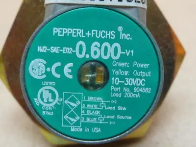NEW PEPPERL & FUCHS NJ2-SAE-E02-0-600-V1