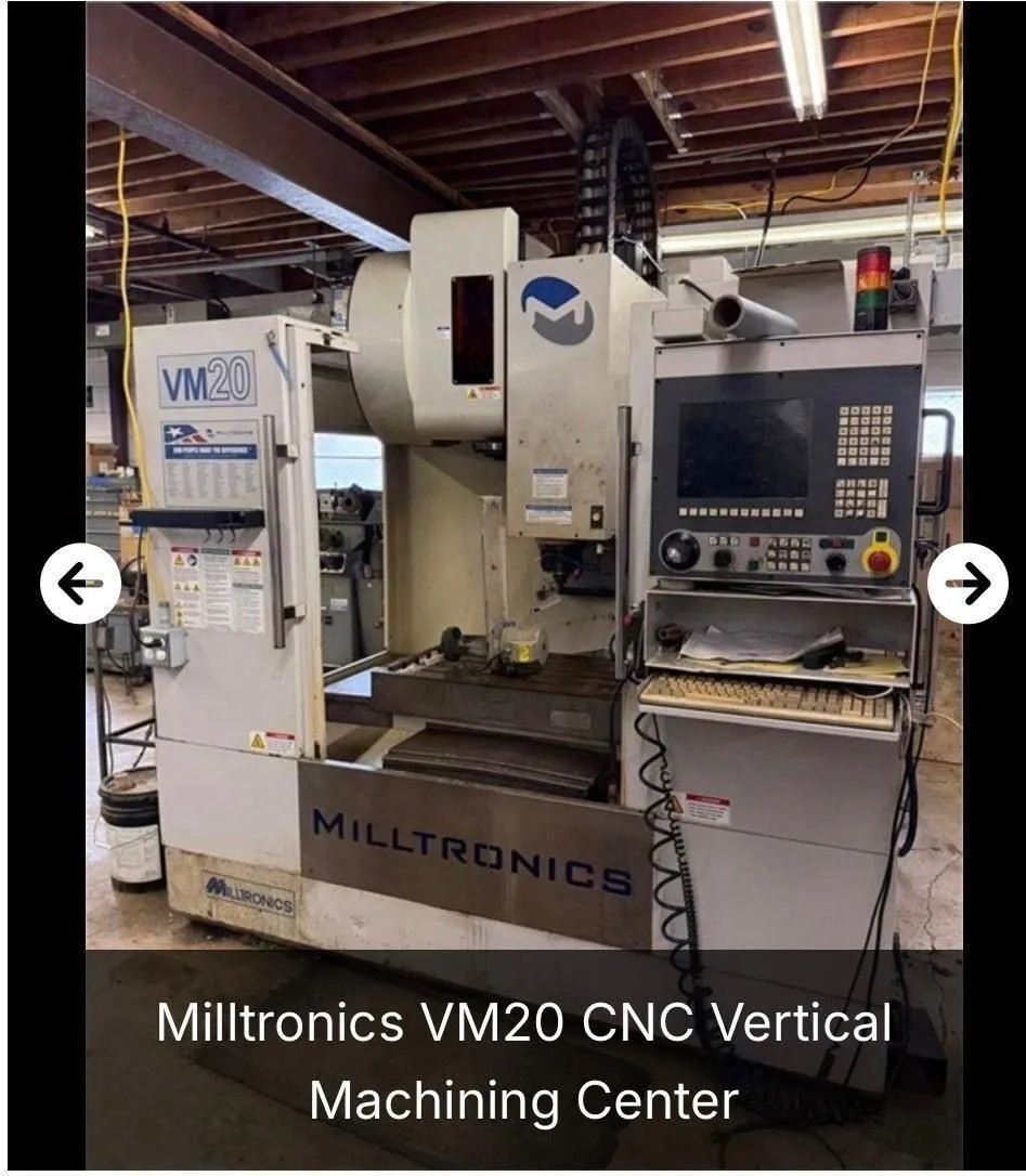 Used 2006 MILLTRONICS VM20 Vertical Machining Centers Illinois US | 520 Machinery Sales LLC #1281488