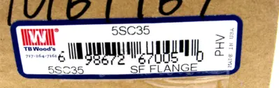 NEW TB WOODS 5SC35 SF FLANGE