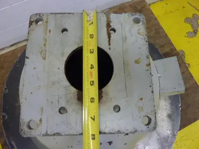 USED METAL FABRICATOR HOPPER323