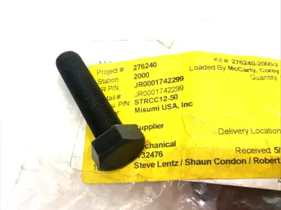 New | in-Stock MiSUMi Hex Head Stopper Bolt Fine/Coarse Thread 12mm Dia Bolts Michigan US | Maverick Industrial Sales #1454014