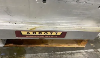 ABBOTT WORKHOLDING Aluminum Tombstone 22x22x40 Tower CNC Horizontal W/ Air tank