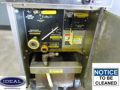 Giles electric deep fryer - c/w filtration