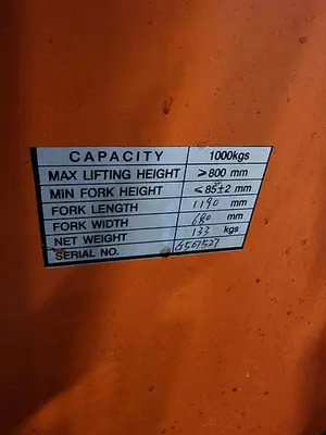 USED HERCULES 1000 KG