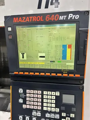 USED 2007 MAZAK INTEGREX 100-IIIST, PARTS CATCHER, CHIP CONVEYOR, FIRE SUPPRESSION SYSTEM