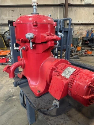 Sharples P600 and Westfalia OTA 7 centrifuge test system.