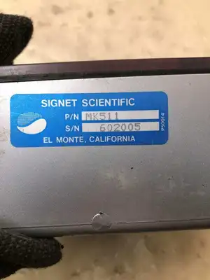 Signet Scientific MK511 Flo-Limit Detector / Controller 18GPM 1/2″